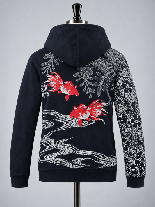 SUKAMAN 16 — KIKUSUI ZIP HOODED JACKET