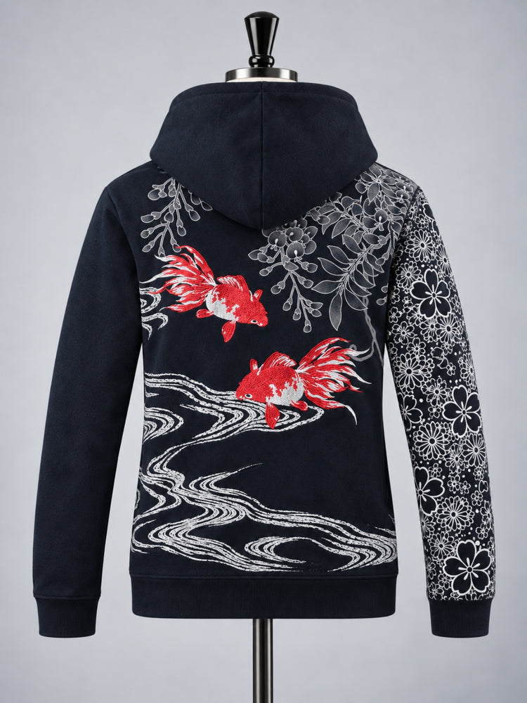 SUKAMAN 16 — KIKUSUI ZIP HOODED JACKET