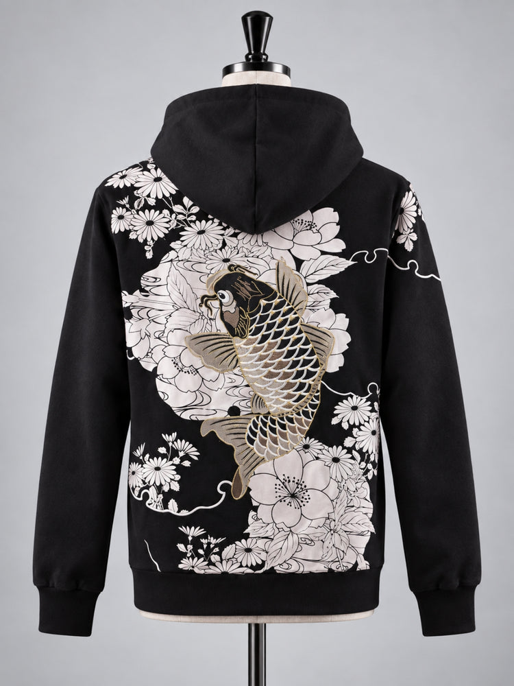 SUKAMAN 22 — NISHIKI ZIP HOODED JACKET