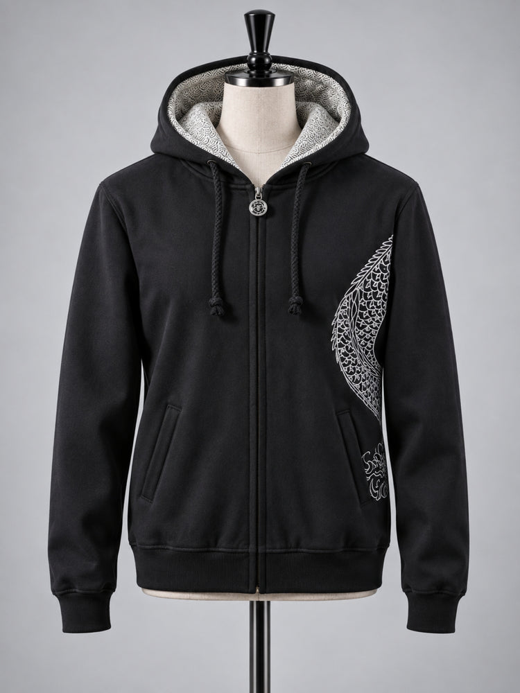 SUKAMAN 15 — HAKURYŪ ZIP HOODED JACKET