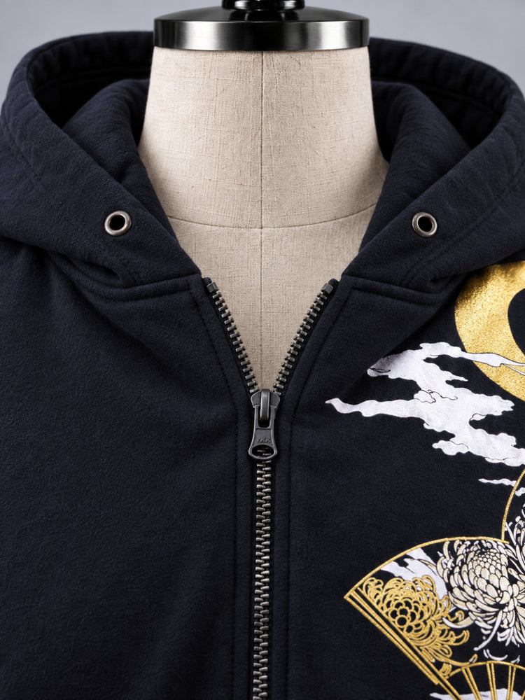 SUKAMAN 28 — TSUKIKAGE ZIP HOODED JACKET