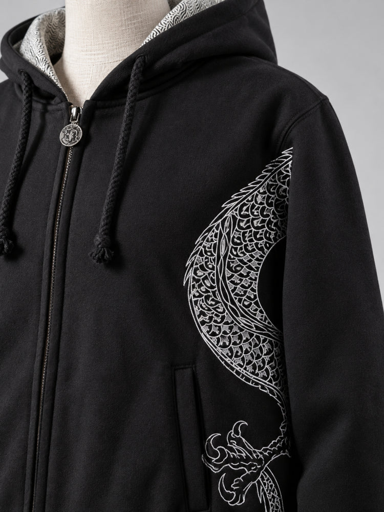 SUKAMAN 15 — HAKURYŪ ZIP HOODED JACKET