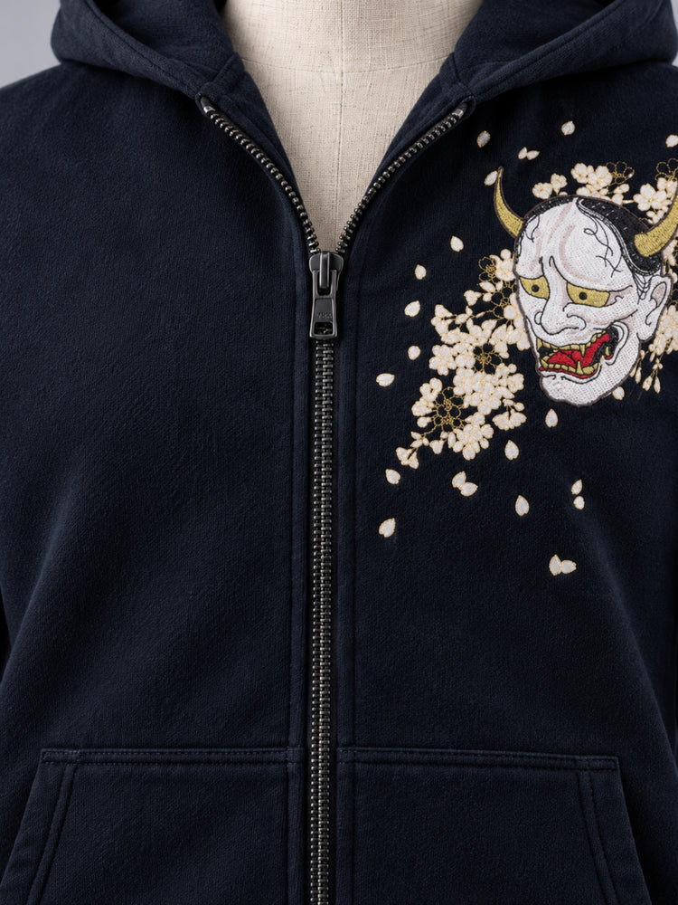 SUKAMAN 21 — HANYAZAKURA ZIP HOODED JACKET