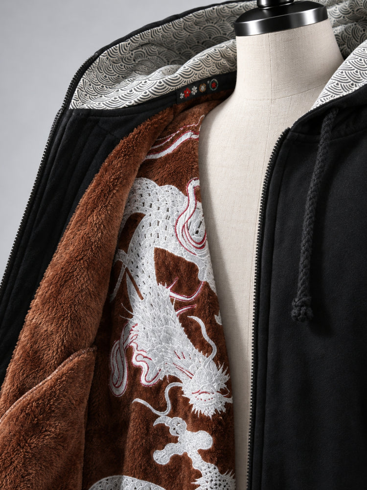 SUKAMAN 15 — HAKURYŪ ZIP HOODED JACKET