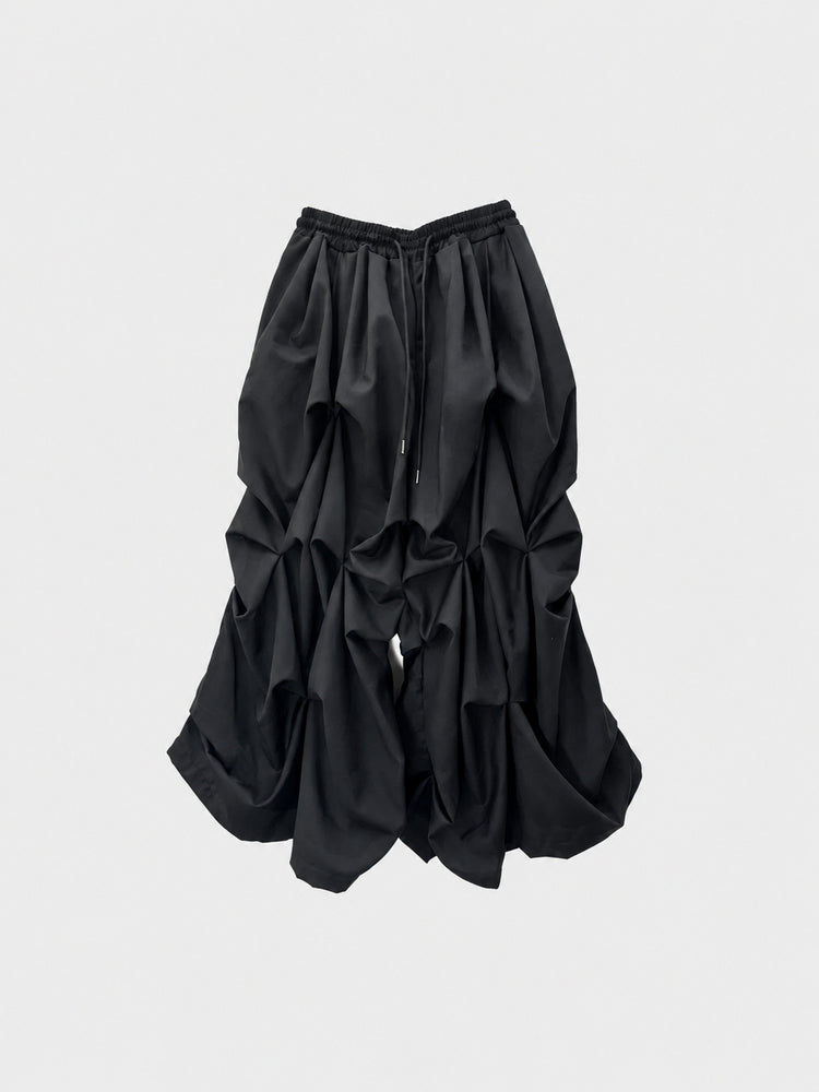 B72 Japanese Dark Design Men's Wide-Leg Skirt Pants Loose High-Waist Yamamoto Style Autumn Casual Nine-Point Pants Trendy