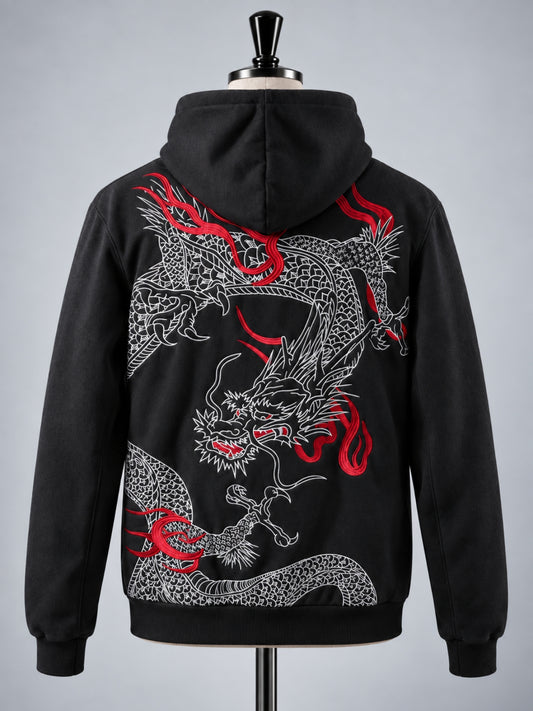 SUKAMAN 15 — HAKURYŪ ZIP HOODED JACKET