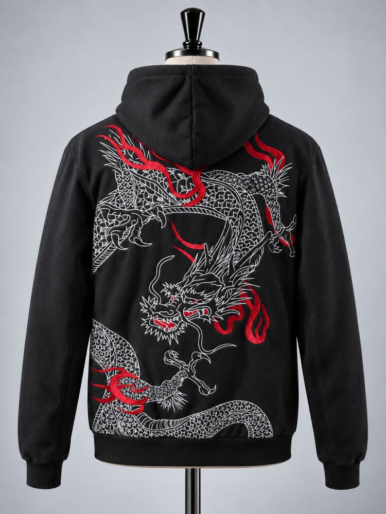 SUKAMAN 15 — HAKURYŪ ZIP HOODED JACKET