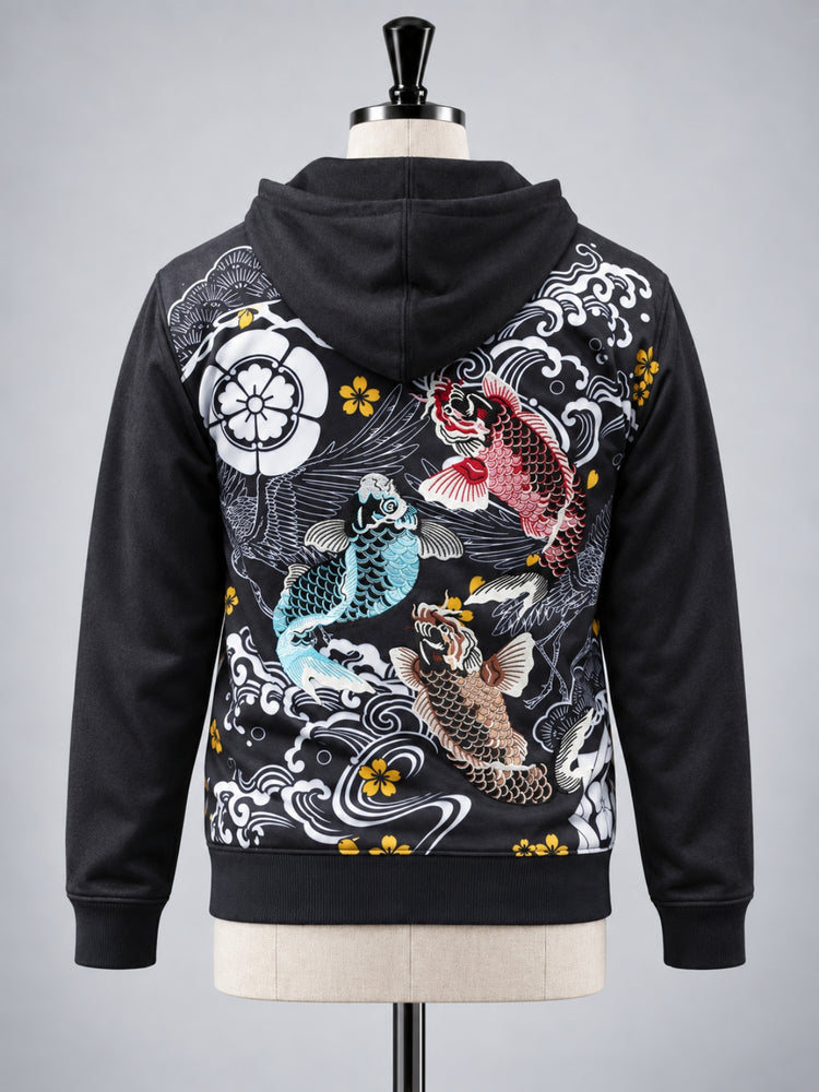 SUKAMAN 19 — TŌRYŪMON ZIP HOODED JACKET
