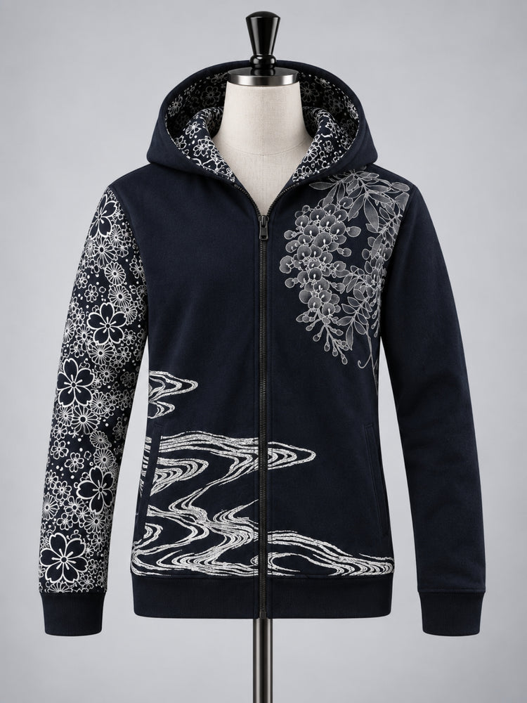 SUKAMAN 16 — KIKUSUI ZIP HOODED JACKET