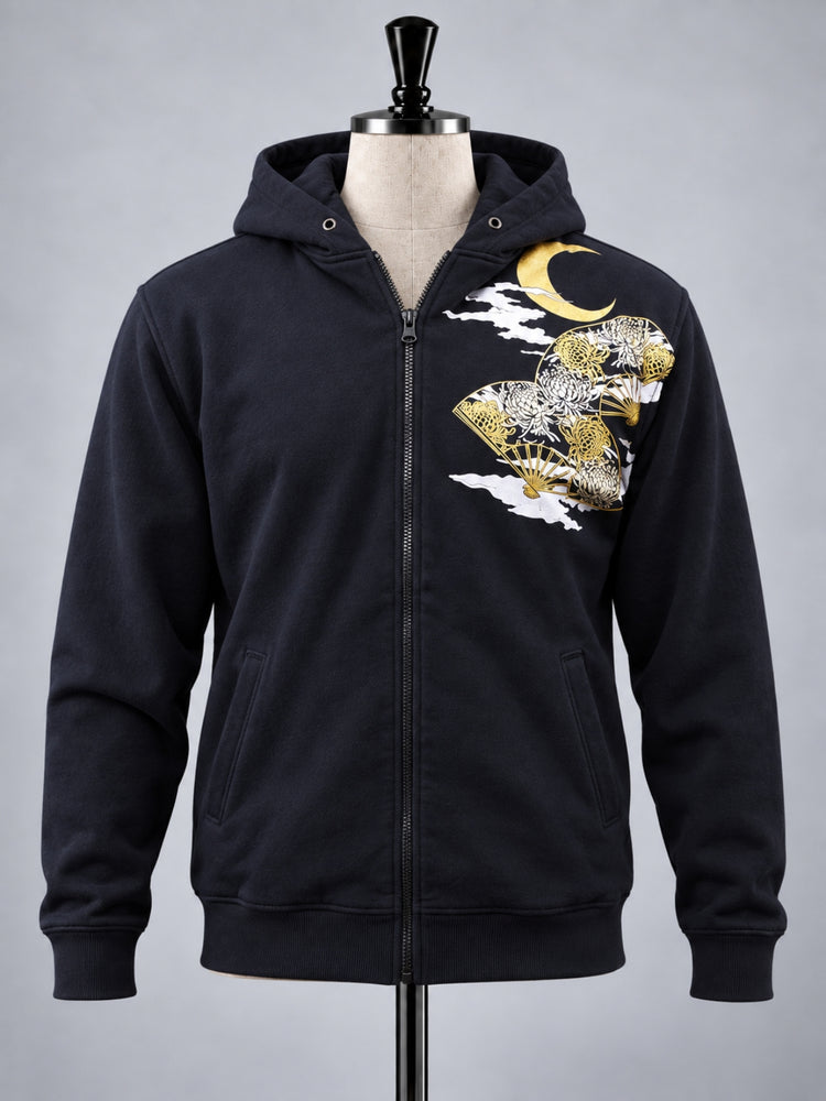 SUKAMAN 28 — TSUKIKAGE ZIP HOODED JACKET
