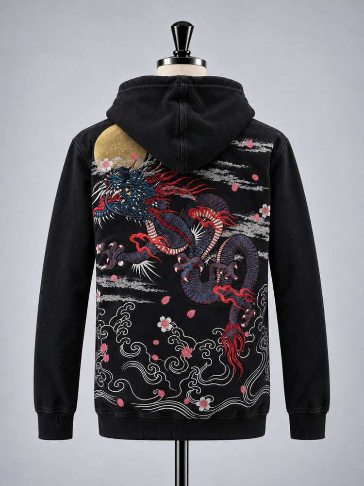 SUKAMAN 17 — GEKKA SEIRYŪ ZIP HOODED JACKET