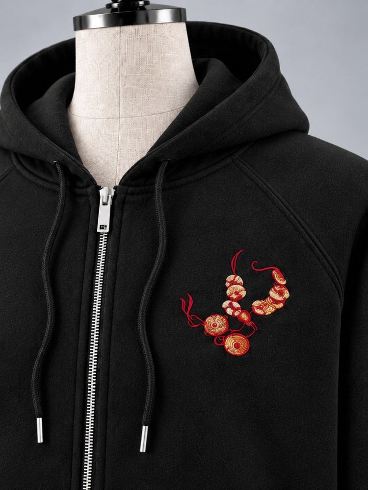 SUKAMAN 25 — KARAJISHI ZIP HOODED JACKET