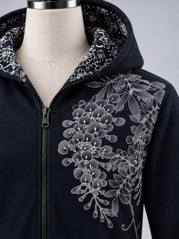 SUKAMAN 16 — KIKUSUI ZIP HOODED JACKET