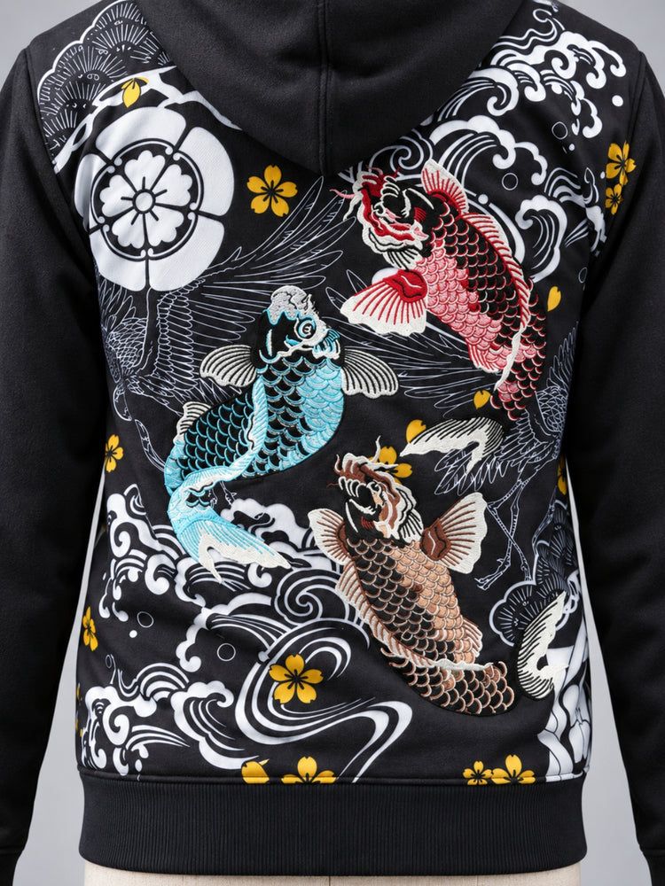 SUKAMAN 19 — TŌRYŪMON ZIP HOODED JACKET