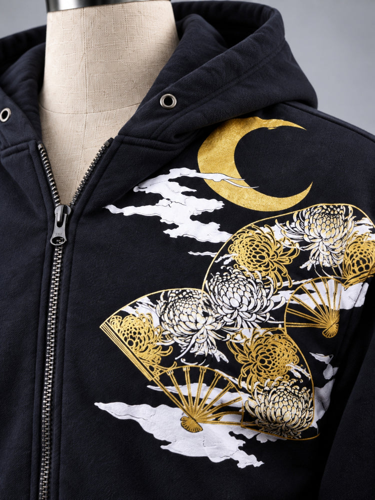 SUKAMAN 28 — TSUKIKAGE ZIP HOODED JACKET