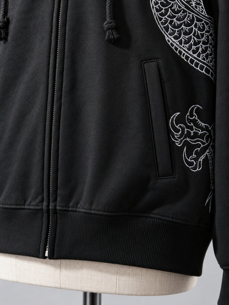 SUKAMAN 15 — HAKURYŪ ZIP HOODED JACKET