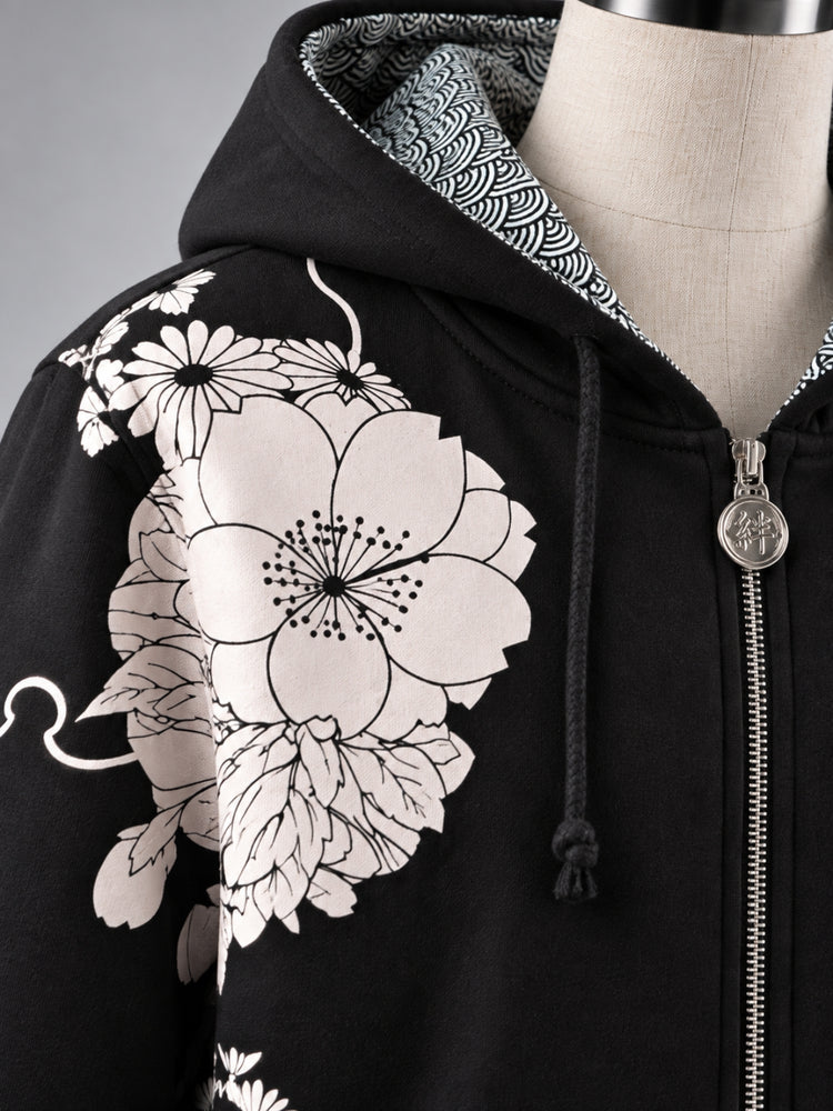 SUKAMAN 22 — NISHIKI ZIP HOODED JACKET