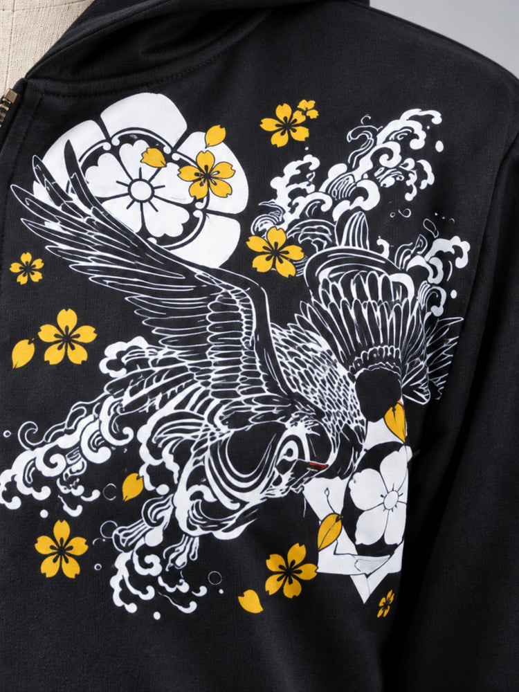 SUKAMAN 19 — TŌRYŪMON ZIP HOODED JACKET