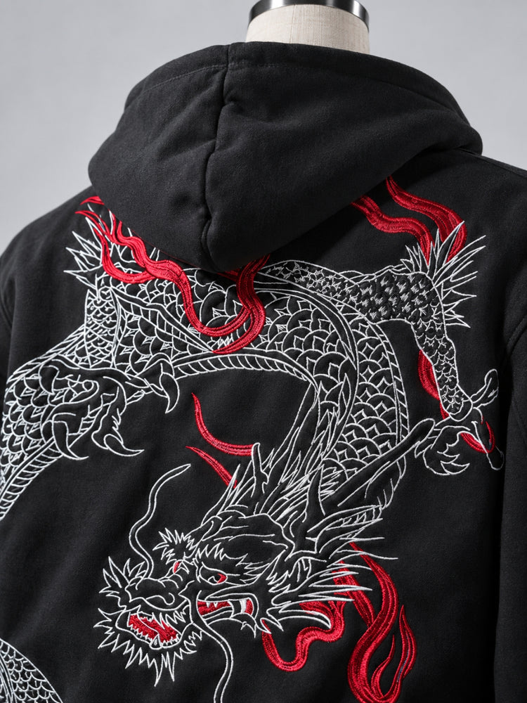 SUKAMAN 15 — HAKURYŪ ZIP HOODED JACKET