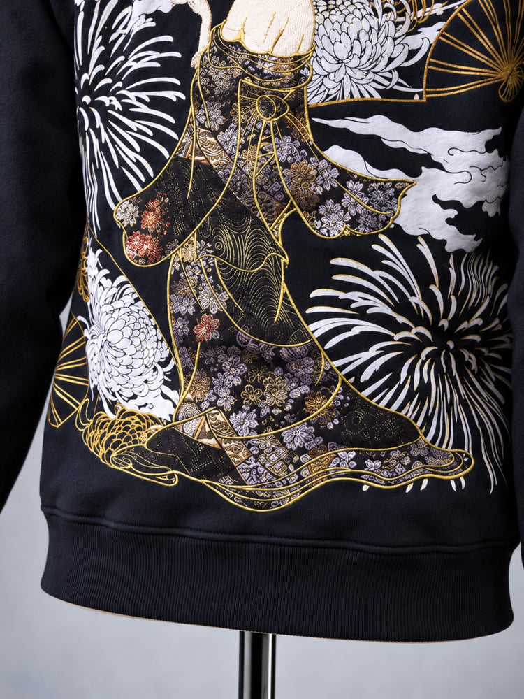 SUKAMAN 28 — TSUKIKAGE ZIP HOODED JACKET