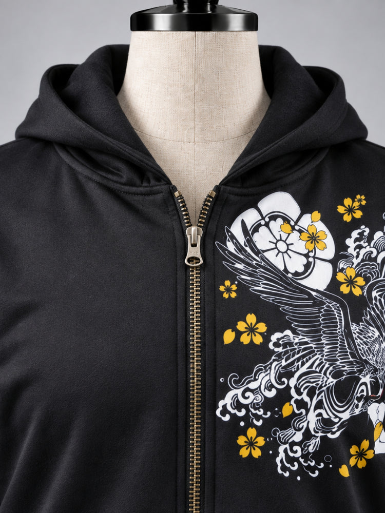 SUKAMAN 19 — TŌRYŪMON ZIP HOODED JACKET