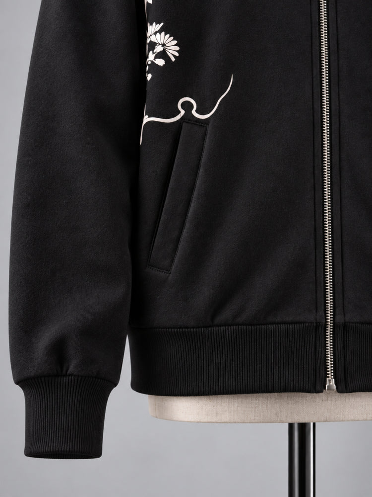 SUKAMAN 22 — NISHIKI ZIP HOODED JACKET