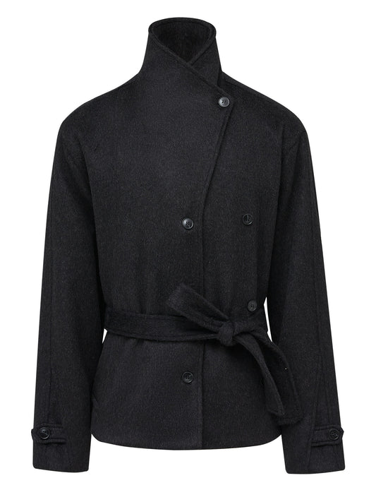 TAICHIISM "wool multi-form" lapel wool old money style short width British sense elegant short jacket