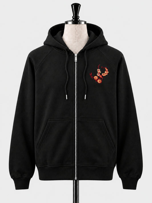 SUKAMAN 25 — KARAJISHI ZIP HOODED JACKET