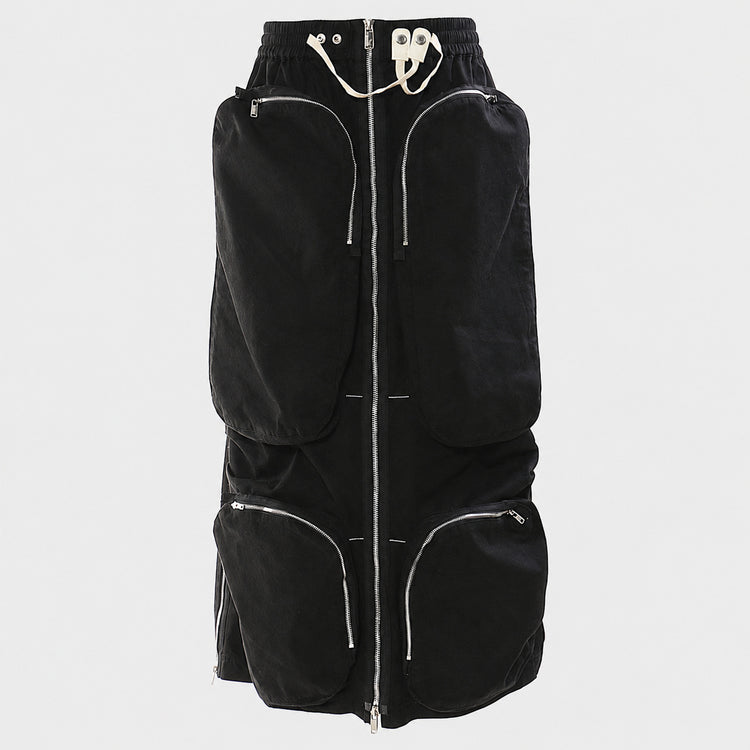 26 New Style, Double-Wearable, Heavy-Duty Zipper Mid-Length Multi-Pocket Work Dress, Bustier Dress, 1591