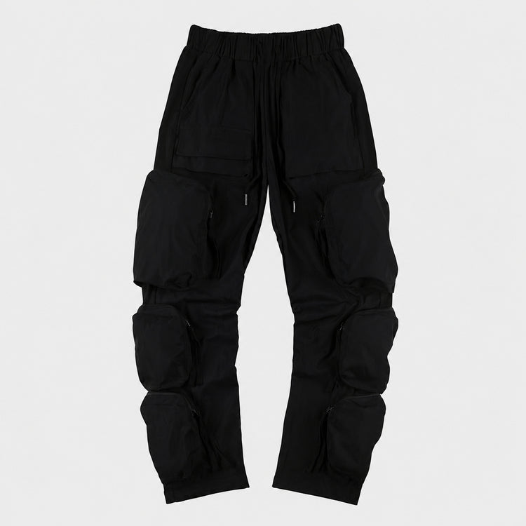 Lanhai Men's Wear 2025 Autumn and Winter New European and American Fashion Brand Multi-Pocket High Street Functional Casual Cargo Pants Men's Trend